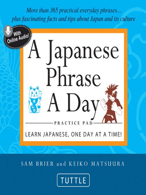 Cover image for Japanese Phrase a Day Practice Pad